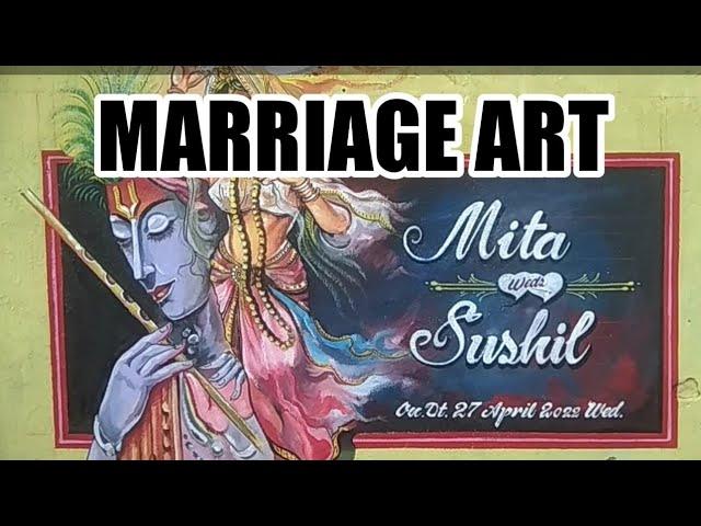 Welding art// marriage painting//rr art