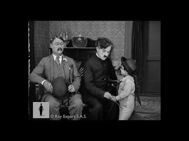 Charlie Chaplin with spoiled brat - Clip from The Pilgrim