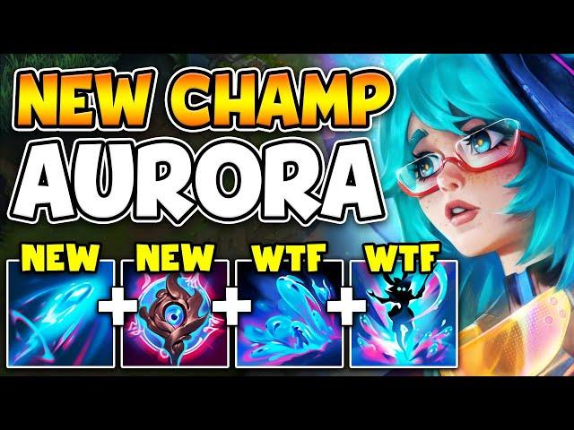 AURORA, THE NEW CHAMPION HAS INSANE ABILITIES! (ENTER THE SPIRIT REALM)