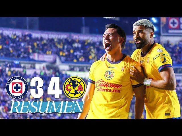 CRUZ AZUL 3-4 AMÉRICA Semifinal Vuelta | ¡Partidazo y las Águilas a la Final!