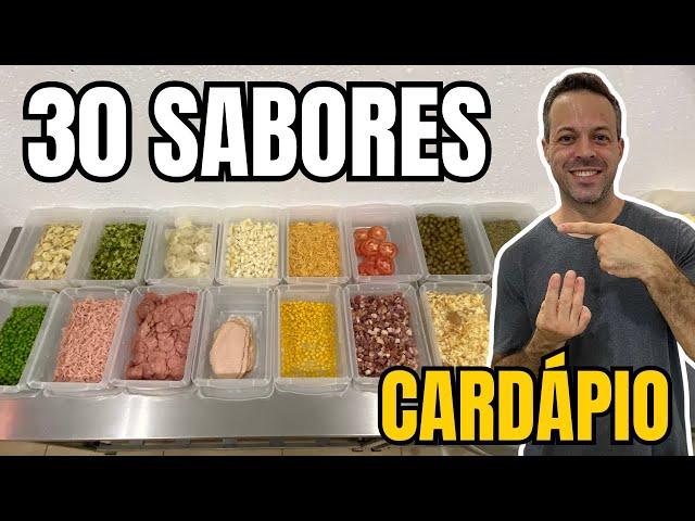 CARDÁPIO PIZZA 30 SABORES I COMO MONTAR UM CARDÁPIO PARA PIZZARIA I  PIZZARIA DELIVERY DE SUCESSO