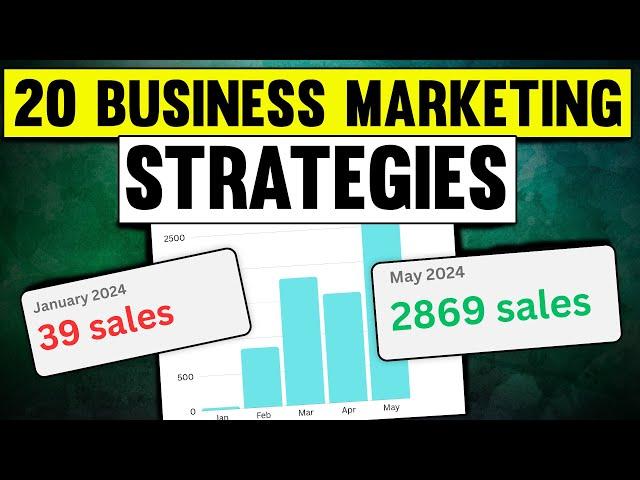 20 Business Marketing Strategies to Grow Small Business in 2025