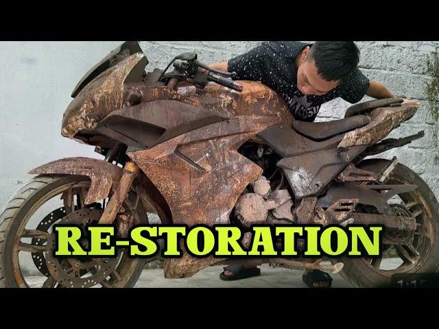 Kawasaki Ninja Motorcycle Full Restoration | Restored KAWASAKI Sport Motorcycle