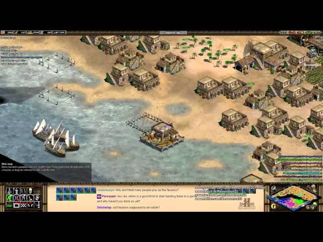 Aoe2 HD: 3v5 MegaRandom (Byzantines, Mass Fireships)