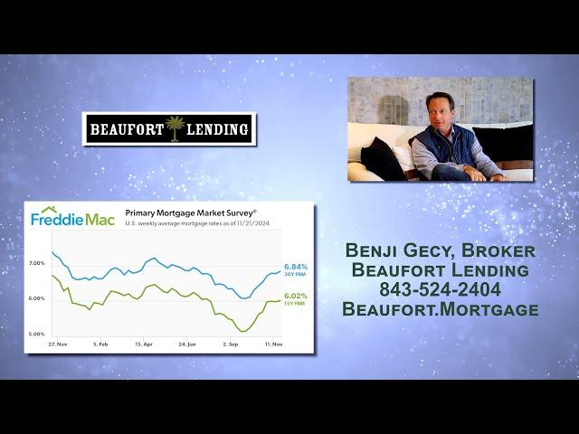 REAL ESTATE | Hilton Head Mortgage - Rate Report - Benji Gecy - Rising Rate Market | WHHITV