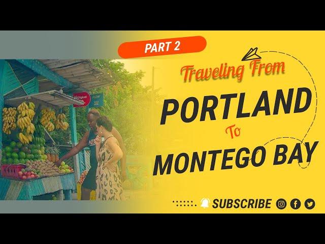 Traveling to Montego Bay | Part 2 | Saint Mary to Ocho Rios leg | Driving In Jamaica in 2023