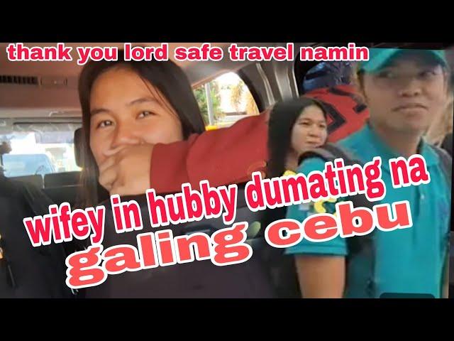 VIANZY AT ROSE ANN DUMATING GALING CEBU || NAG PASALAMAT SA GINOO NA LIGTAS ANG BYAHE NILA