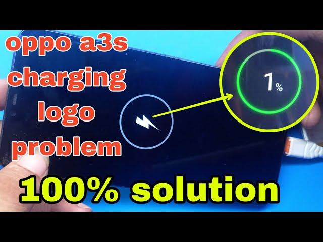 oppo a3s only charging logo hang problem solution