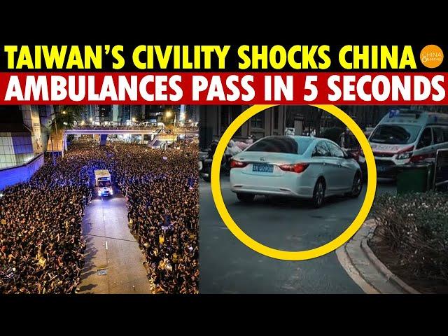 Chinese Shocked by Taiwan’s Civility! Viral Video Shows Ambulances Passing in 5 Seconds