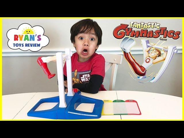 Fantastic Gymnastic Challenge! Family Fun Games for Kids! Egg Surprise Toys Extreme Warhead Candy