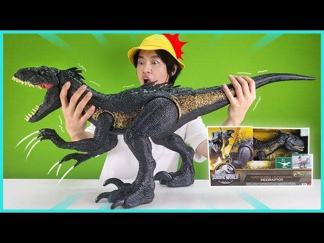 jurassic world super colossal indoraptor review. 99cm sized dinosaur