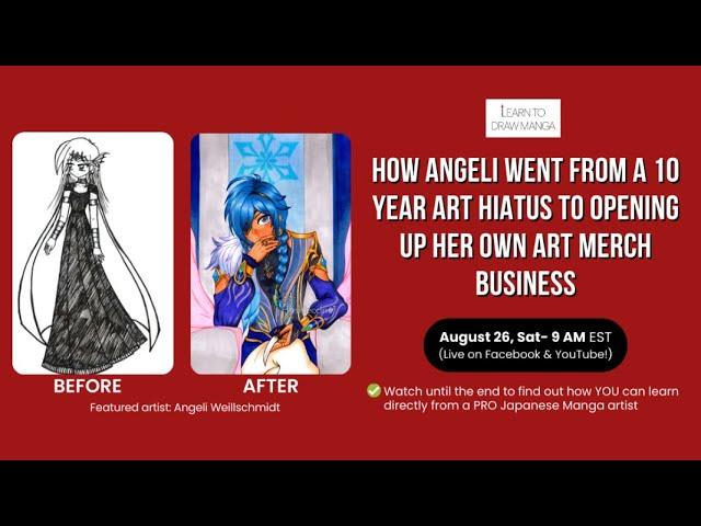 How Angeli Went From A 10 Year Art Hiatus to Opening Up Her Own Art Merch Business