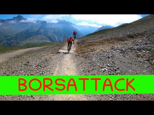 MTB Tignes - Val d'Isere 08.07.2022 sentiero BORSATTACK