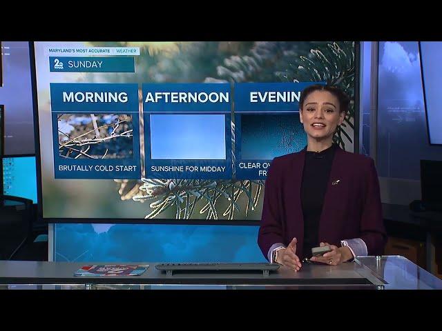 WMAR-2 News Abigail Degler Sunday forecast #weather #news #forecast