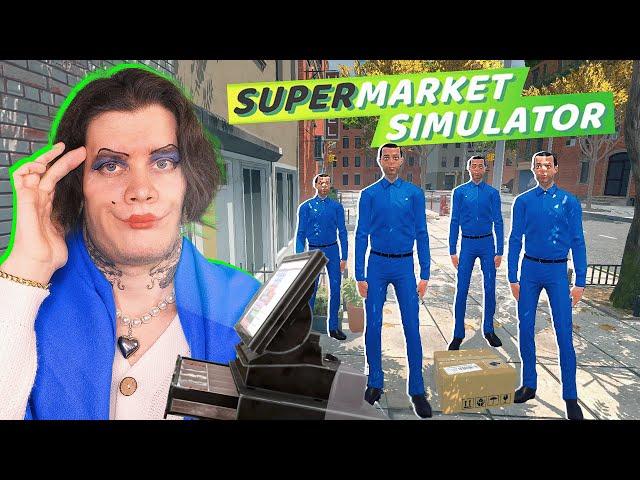 НОВЫЕ РАБОТНИЧКИ! Грузчики в Симуляторе Супермаркета ► Supermarket Simulator #5