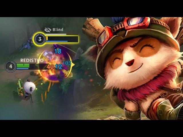 WILD RIFT TEEMO IS FUN! | MID LANE GAMEPLAY (BUILD & RUNES)