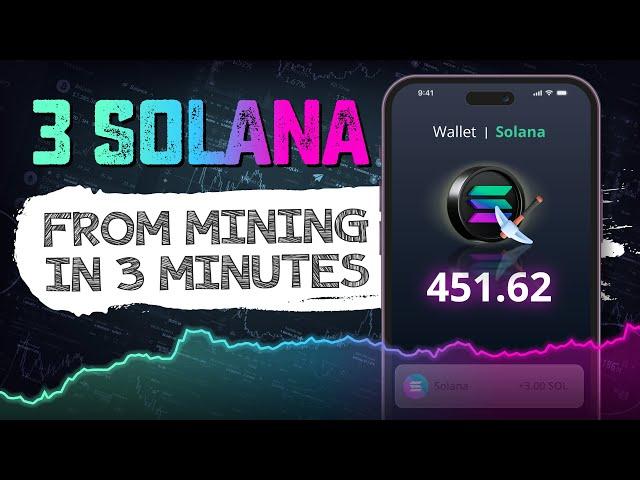 How I Made 3 SOLANA in 3 Minutes Using Cloud Mining!