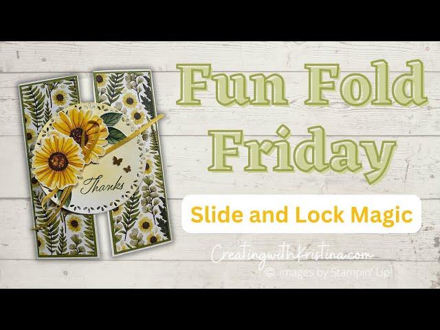Slide and Lock Magic! Fun Fold Card Tutorial