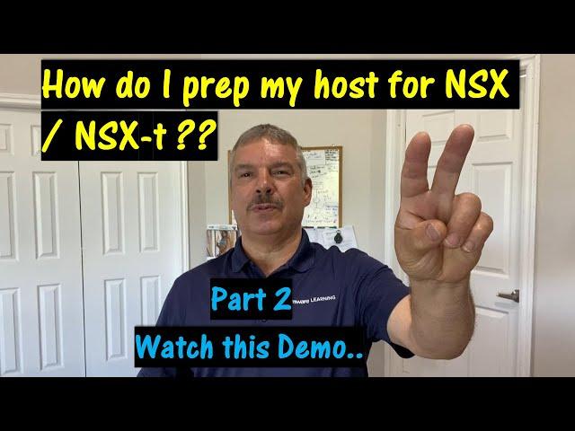 How to Create a VMware NSX-T Transport Node - Part 2..  Host Preparation