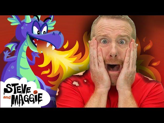 Halloween Monster Shadows Spooky Story with Steve and Maggie | Mermaid Haunted House for Kids