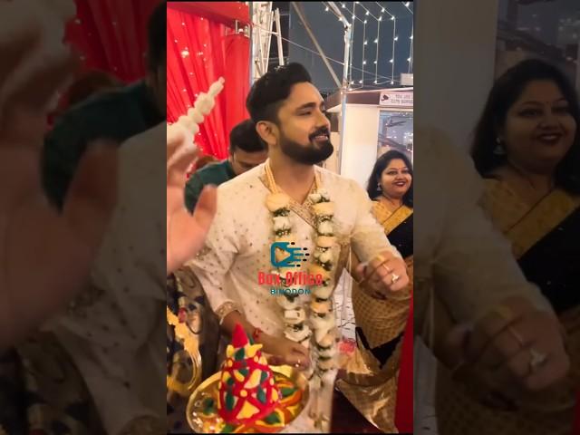 নাচতে নাচতে শ্বশুরবাড়িতে রুবেল। #rubel #rubelsweta #shweta #wedding #boxofficebinodon