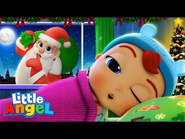 Yes Yes Baby Go to Sleep on Christmas - Little Angel | Kids Cartoons & Nursery Rhymes | Moonbug Kids