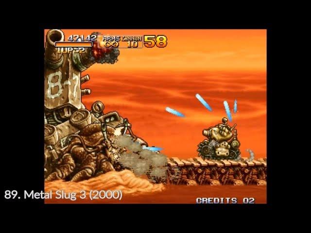 100 Random Neo Geo games In 10 Minutes