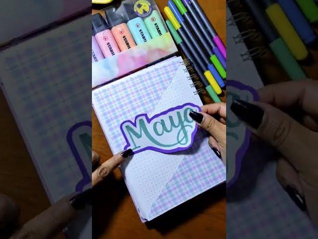 Portada de Mayo para tu bullet journal * apuntes bonitos * letras bonitas * lettering * brush pen