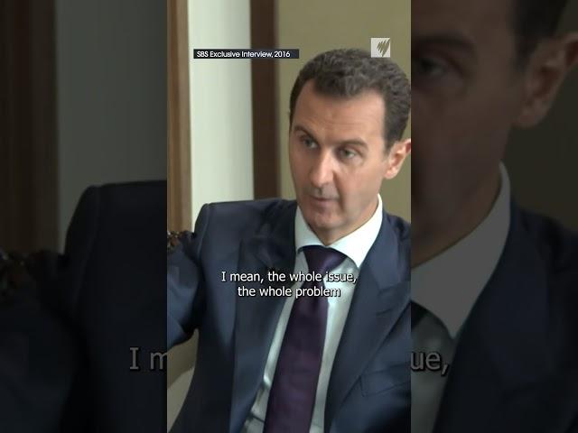 Assad denies responsbility for human rights abuses in 2016 interview #shorts #Syria #Assad #archives