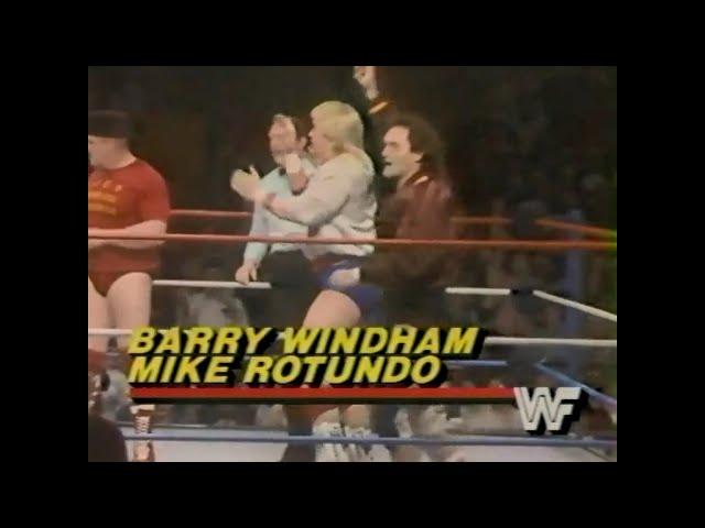 Barry Windham & Mike Rotundo vs Iron Sheik & Nikolai Volkoff   Championship Wrestling Dec 15th, 1984