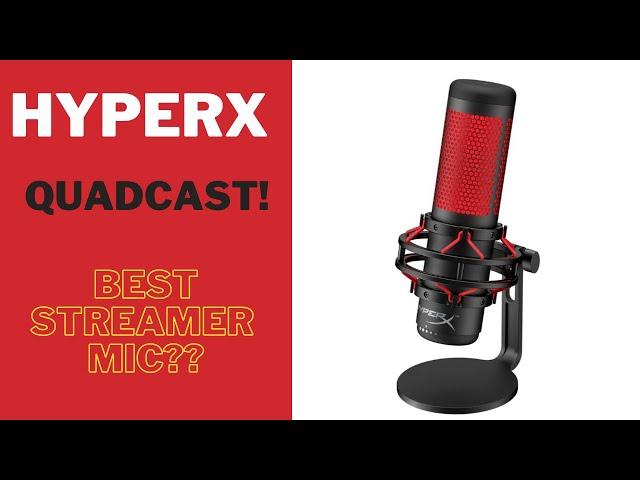 HyperX Quadcast USB Microphone! Perfect for CONTENT CREATORS!