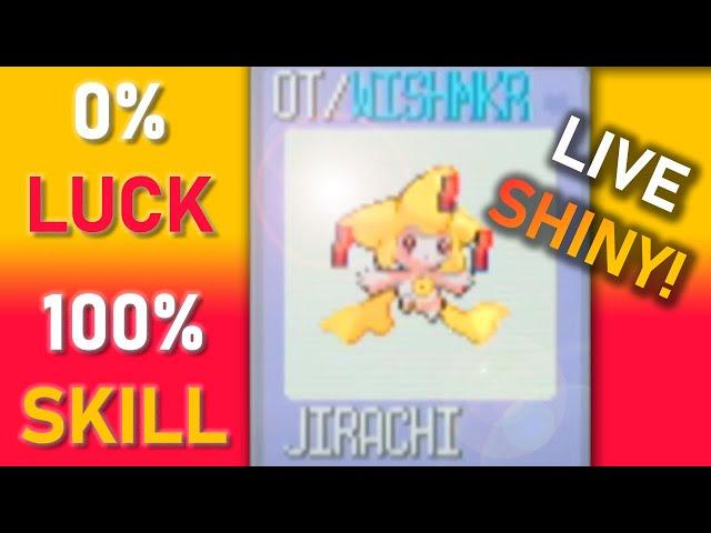 I Got a Legit SHINY Jirachi Using Nothing But... Timers?!