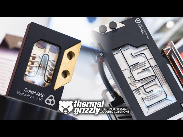 BEAUTIFUL! Thermal Grizzly Custom Water-cooling. - Computex 2025