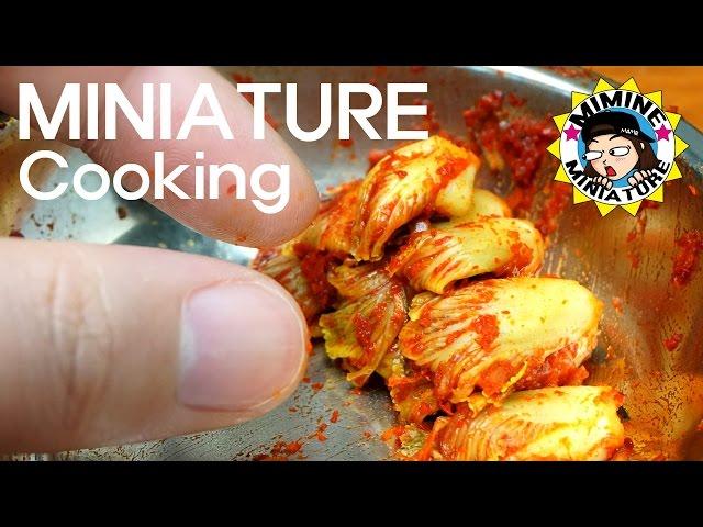 (ENG)Miniature Real Food!! Making the South Korea Traditional Food “Kimchi”