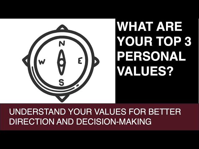 How to Work Out Your Top 3 Personal Values