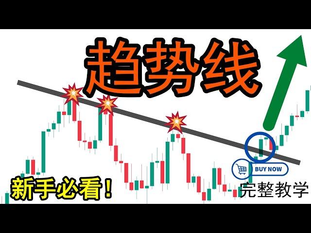 【趋势线完整教学】15分钟教你轻松上手趋势线|新手必学的趋势线技术分析完整攻略|趋势线的基本介绍|趋势线的应用|画出趋势线的两大概念|如何使用趋势线建立属于你自己的交易策略