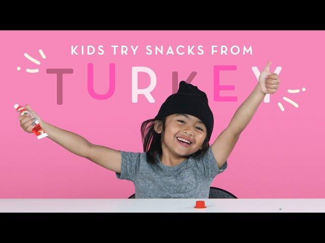 Kids Try Snacks from Turkey | Kids Try | HiHo Kids