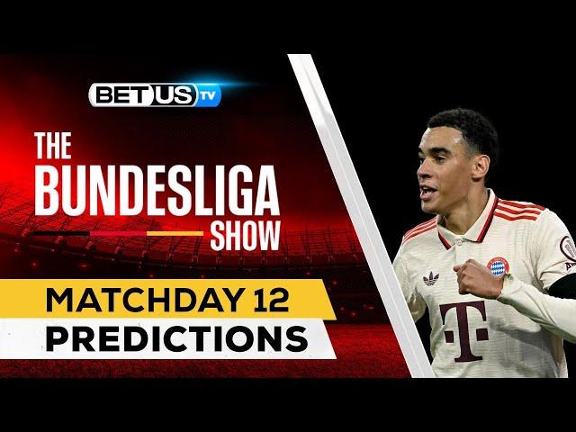 Bundesliga Picks Matchday 12 | Bundesliga Odds, Soccer Predictions & Free Tips