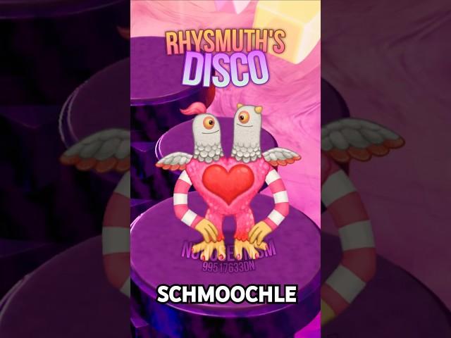SCHMOOCHLE on RHYSMUTH'S DISCO  animated #msm #mysingingmonsters #fanmadeisland