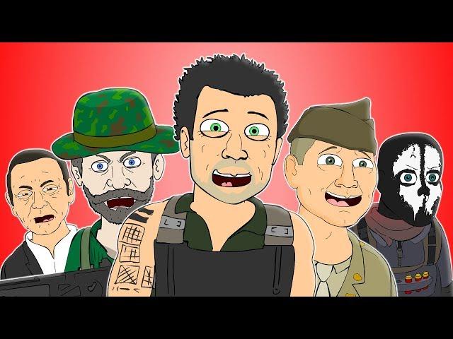  CALL OF DUTY CAMPAIGN SONGS - Animation Compilation