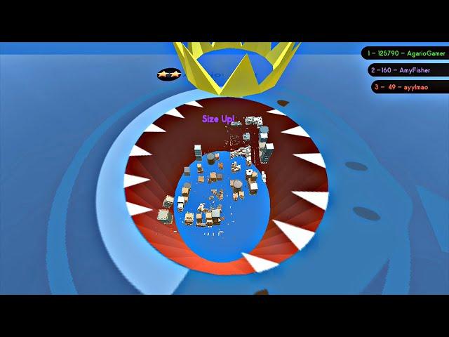 Hole.io - World Record Hole Map Control: 100.00% in 1 Seconds