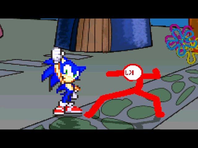 TEAM SONIC  and  KJ  BATTLES  WITH  MUGENS  IN  SURVIVAL  MODE