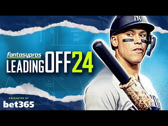 Leading Off: LIVE Wednesday, April 24th | Fantasy Baseball (Presented by bet365)