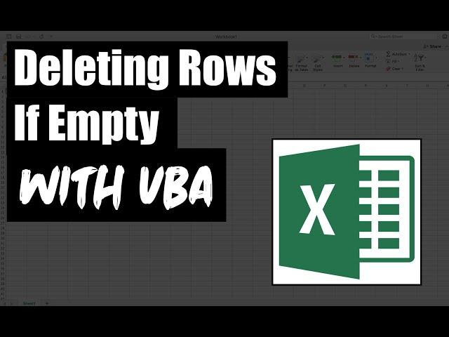 Deleting Empty Rows in Excel VBA