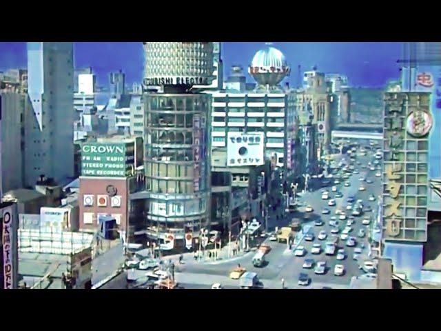 Tokyo in 1964 [60 FPS] Japan in the mid 1960's | Ginza District - British Pathé