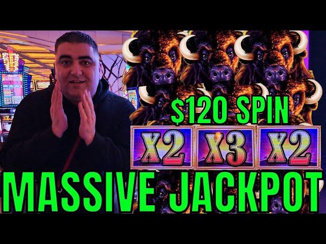 One of My Biggest Jackpots on Buffalo Gold Slot!