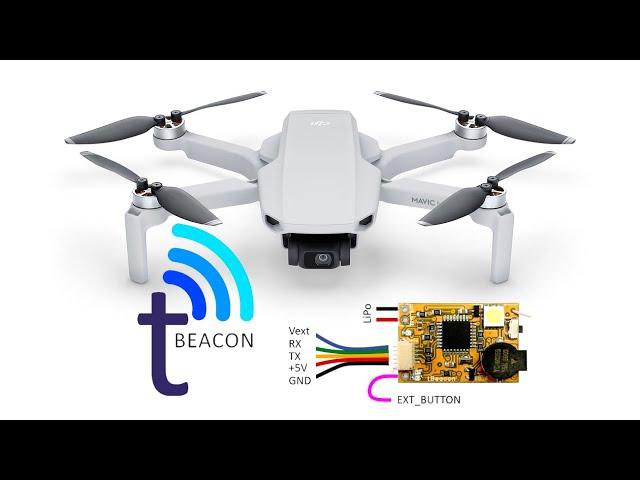 Mavic Mini и маяк Тигромух (tbeacon). Где разместить?