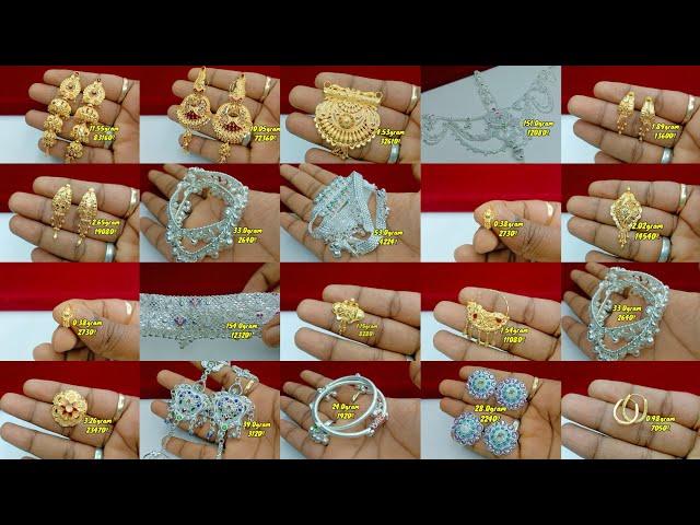 all Type tranding jewellery gold and silver || 18k hallmark wedding jewellery with price 2025