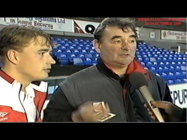 BRIAN CLOUGH - 24TH OCTOBER 1989 - CLASSIC BRIAN CLOUGH INTERVIEW