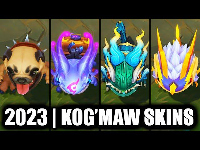 ALL KOG'MAW SKINS SPOTLIGHT 2023 | League of Legends